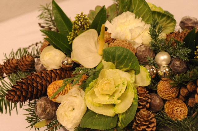 Leverning af blomster til Ølstykke, blomsterbuket